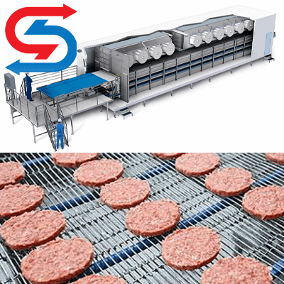 تونل انجماد همبرگر